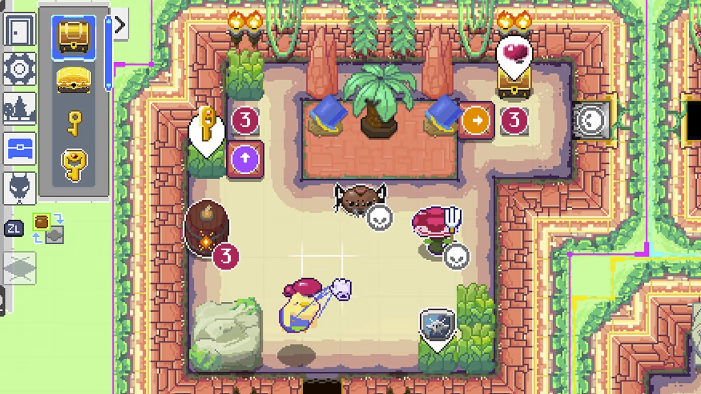 Gameplay de Super Dungeon Maker