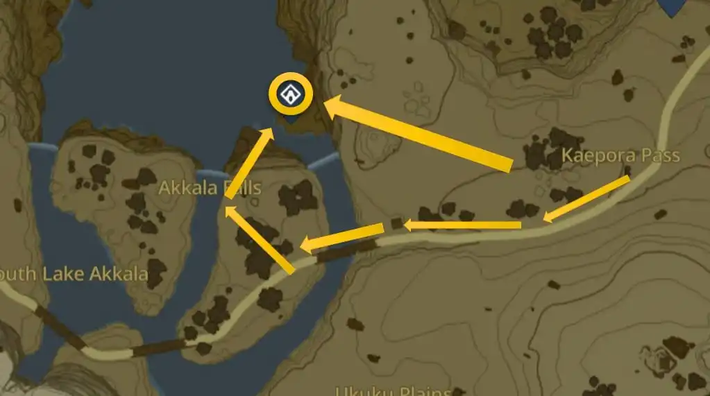 Le sanctuaire Jochi-ihiga est situé dans les hautes terres d'Akkala, Tears of the Kingdom