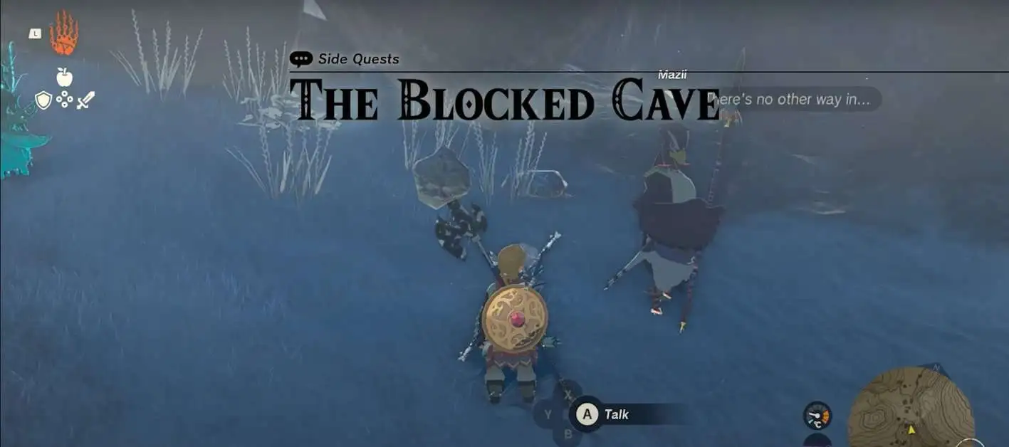 Zelda : Tears Of The Kingdom - Soluce de la grotte bloquée