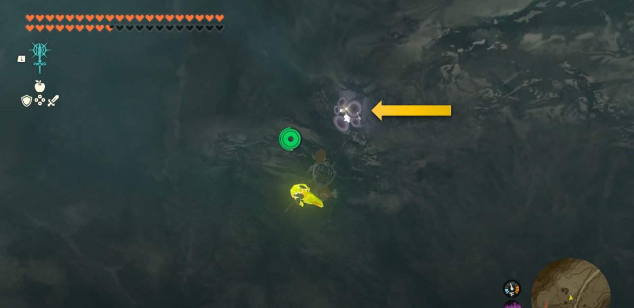 Champignons des cavernes qui brillent Brightcaps dans Tears of the Kingdom