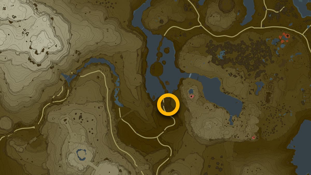Lieu de quête Catastrophe dans le canyon Gerudo dans Tears of the Kingdom