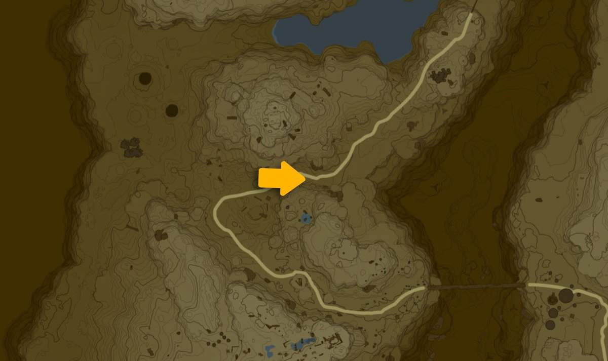 Emplacement du sanctuaire Iun-Orok ​​​​dans Tears of the Kingdom