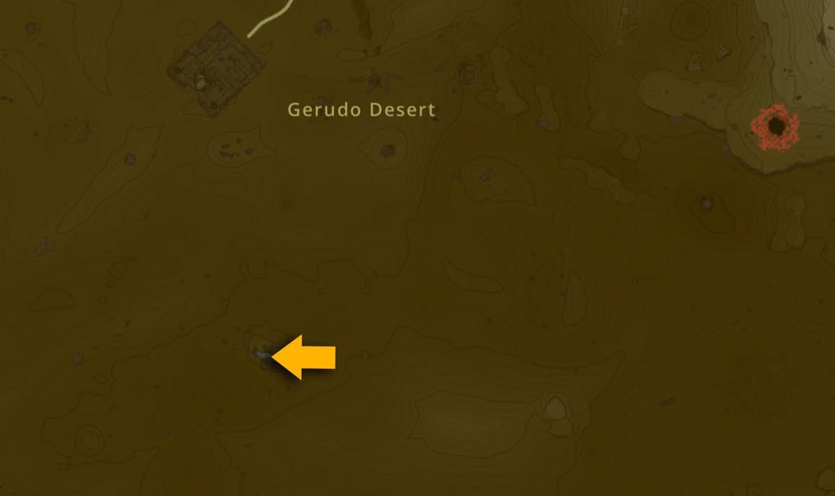 Emplacement de la carte du sanctuaire de Karahatag dans Tears of the Kingdom