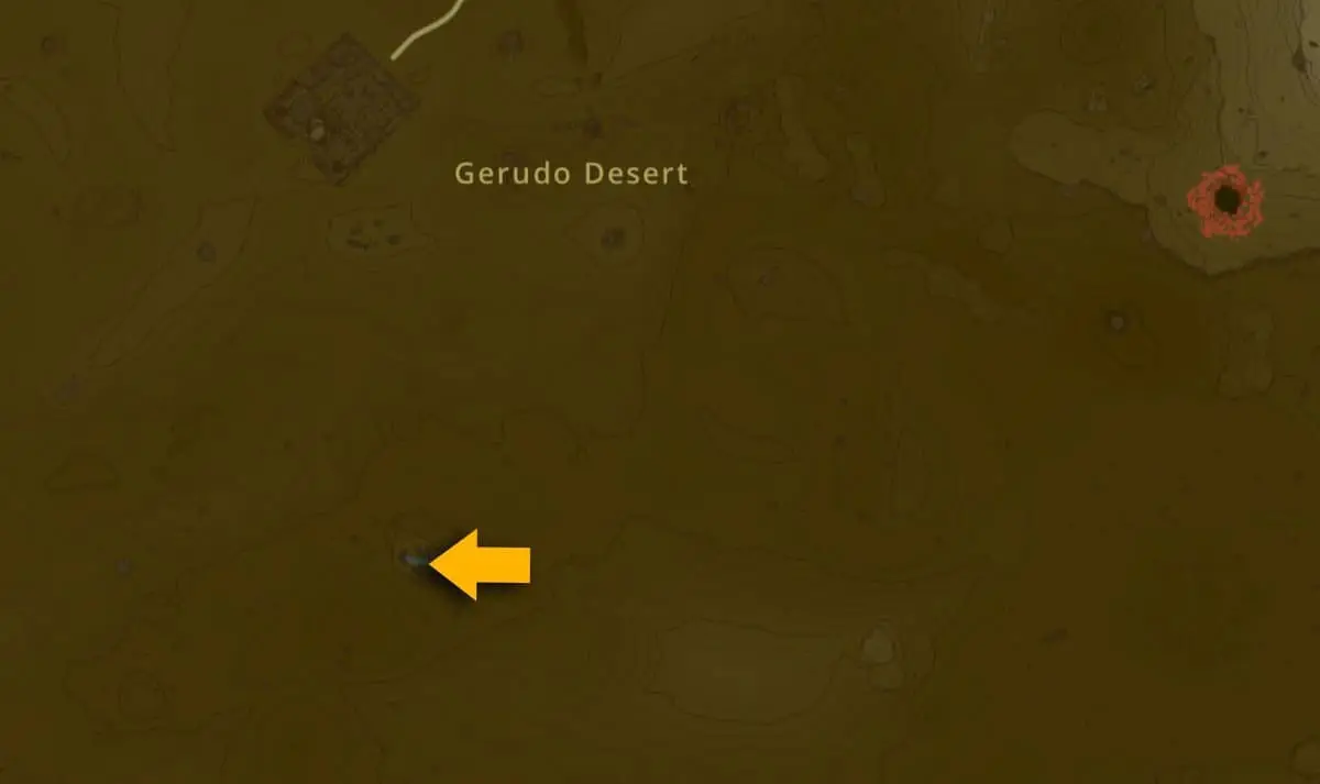 Emplacement de la carte du sanctuaire de Karahatag dans Tears of the Kingdom