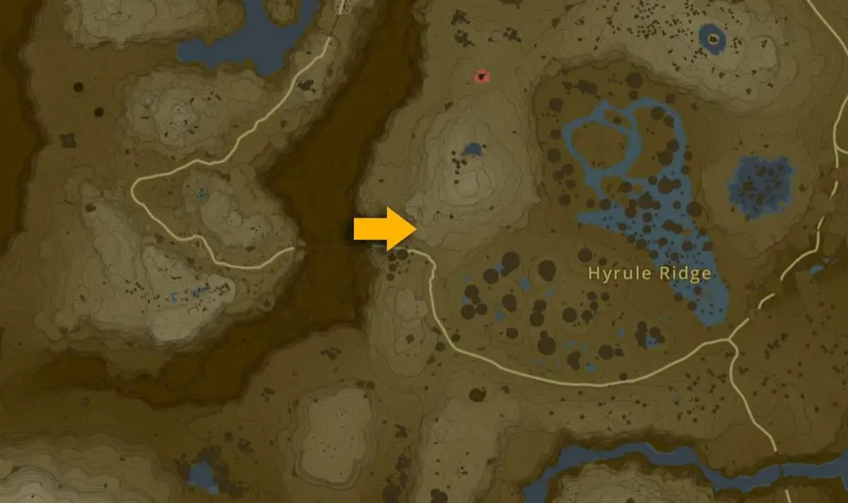Emplacement de la carte du sanctuaire de Makurukis dans Tears of the Kingdom