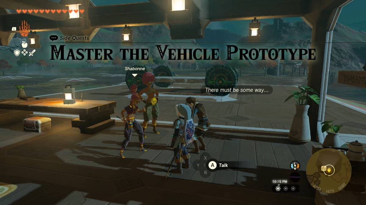 Zelda : Tears Of The Kingdom - Maîtriser le prototype du véhicule