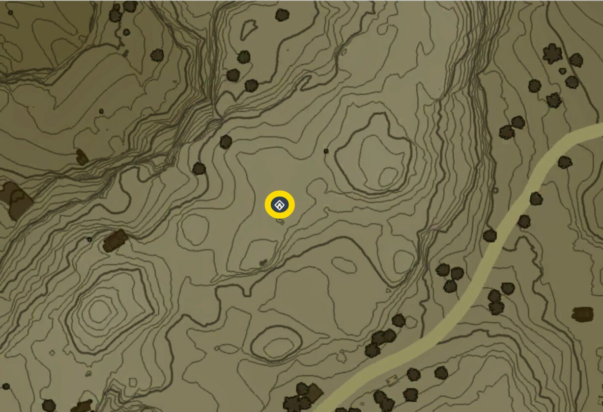 Emplacement de la carte du sanctuaire de Nouda dans Tears of the Kingdom