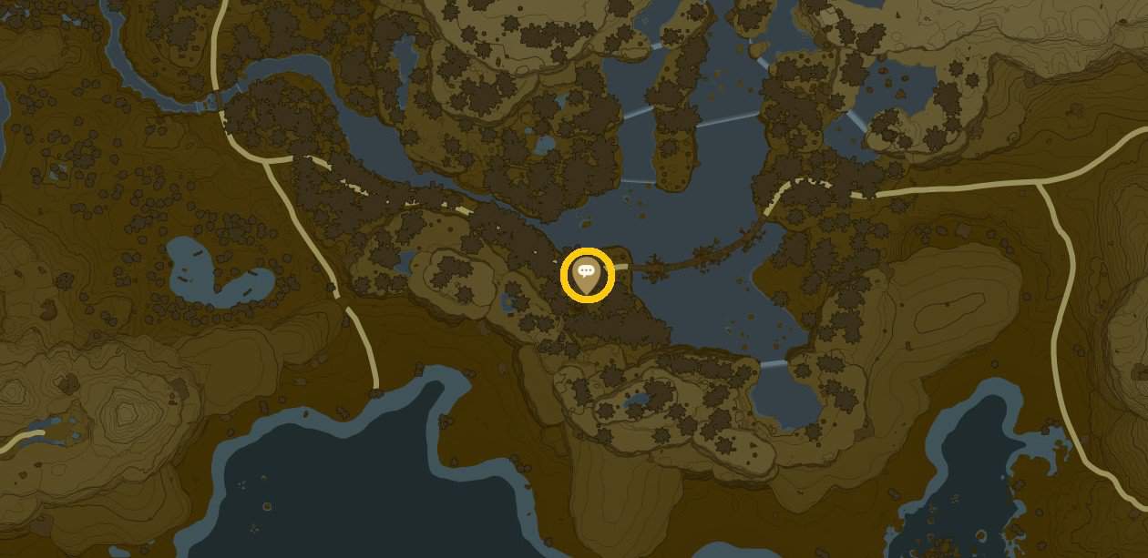 Emplacement de la quête Évincer les géants dans Tears of the Kingdom