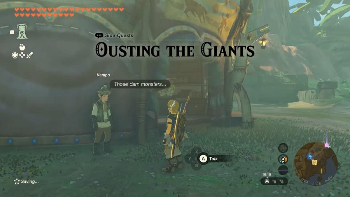 Zelda : Tears Of The Kingdom - Soluce L'éviction des géants