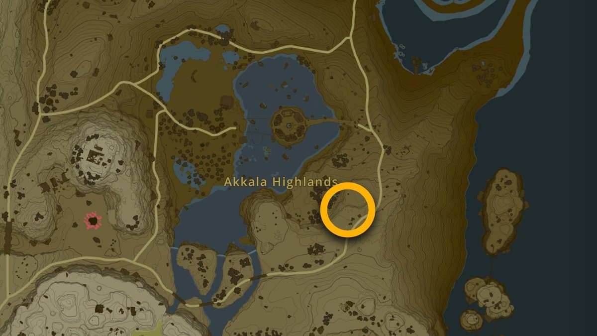 Emplacement du puzzle du sanctuaire de Rasitakiwak dans Tears Of The Kingdom