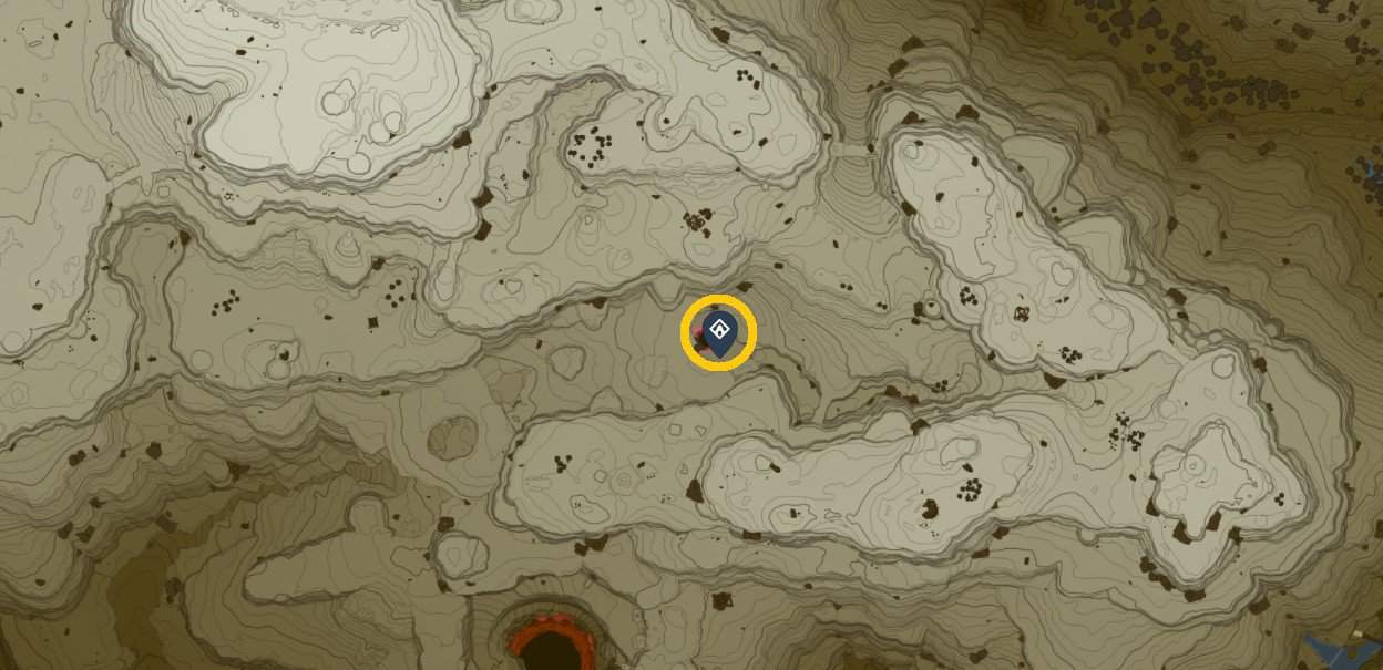 Emplacement de la carte du sanctuaire de Rotsumamu dans Tears of the Kingdom
