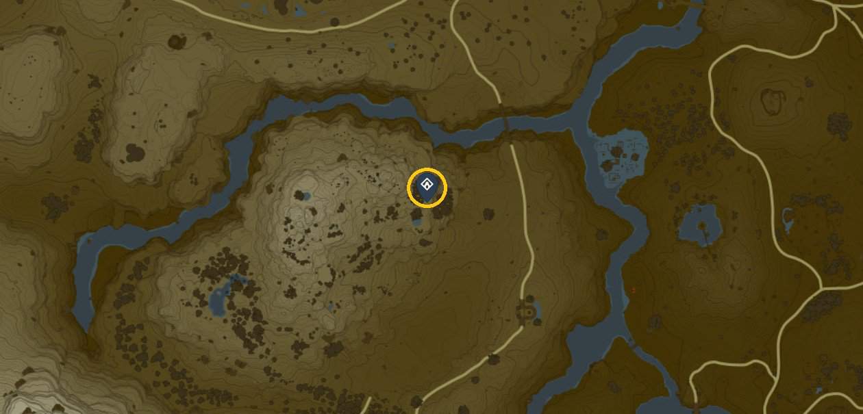 Emplacement de la carte du sanctuaire de Sonapan dans Tears Of The Kingdom