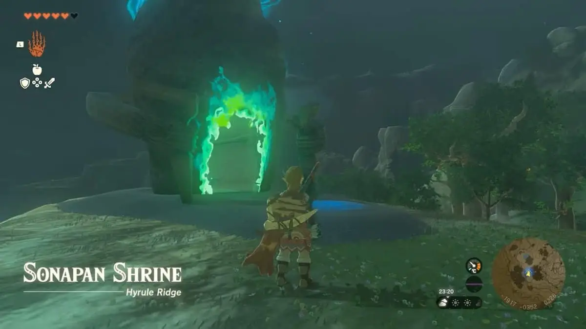 Zelda : Tears Of The Kingdom - Solution du sanctuaire de Sonapan