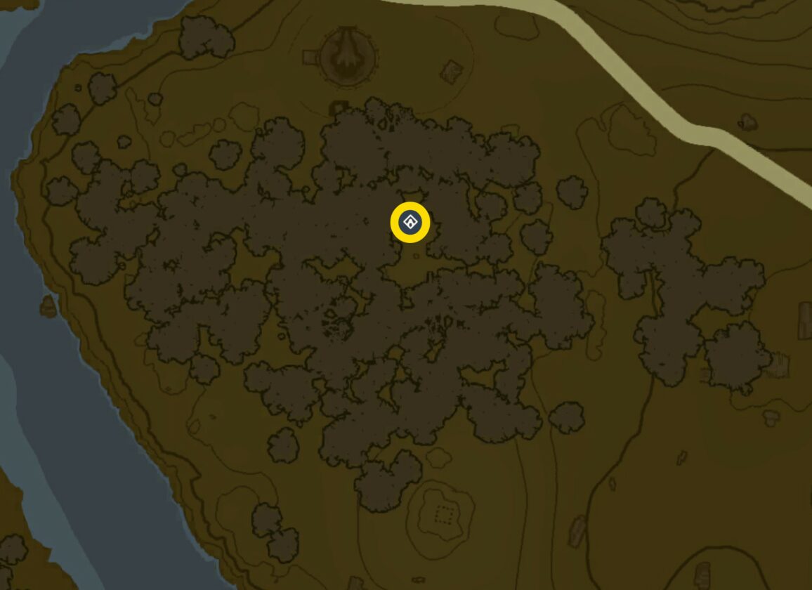 Emplacement de la carte du sanctuaire de Tukarok dans Tears of the Kingdom