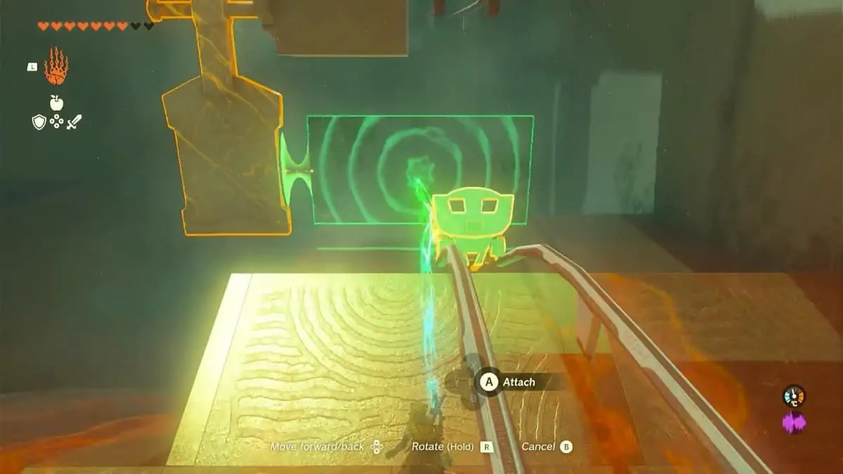 monter le chariot dans le sanctuaire d'Utsushok