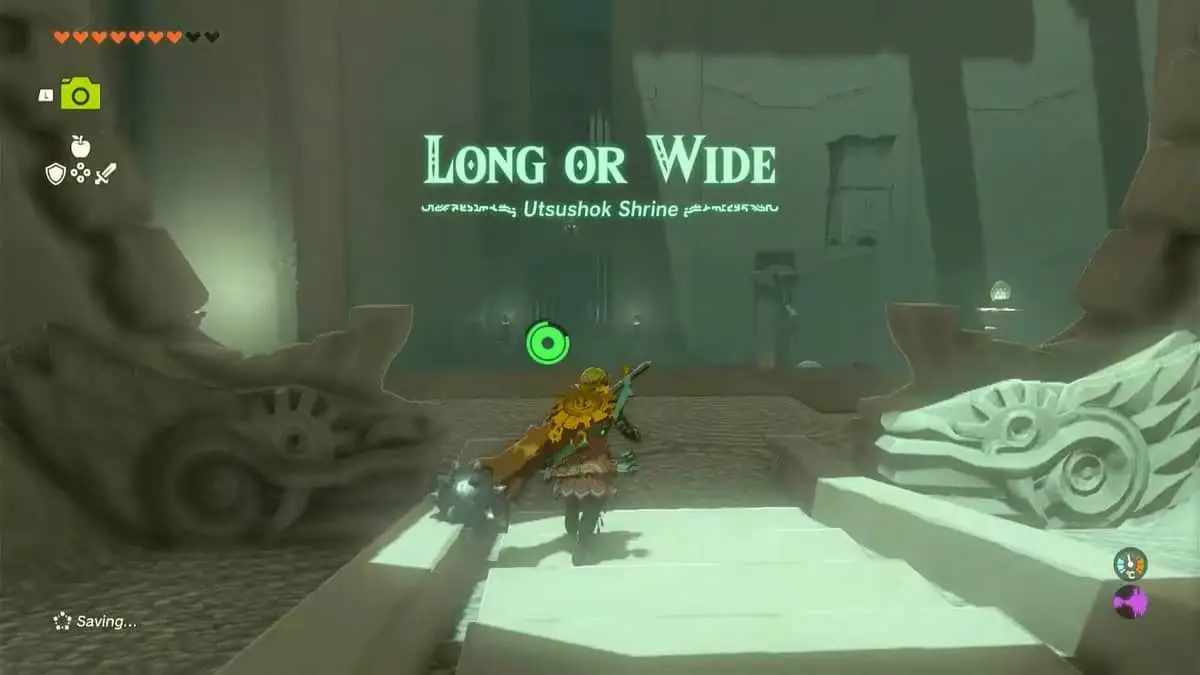 Zelda : Tears Of The Kingdom - Soluce du sanctuaire d'Utsushok