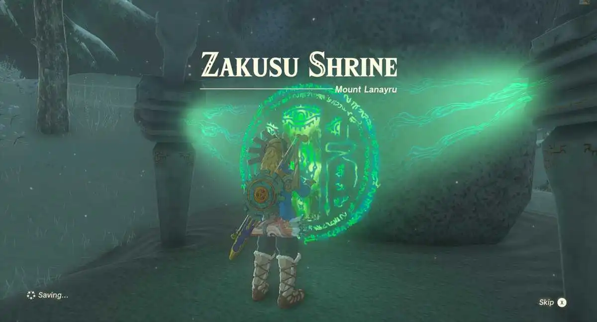 Zelda : Tears Of The Kingdom - Soluce du sanctuaire de Zakusu