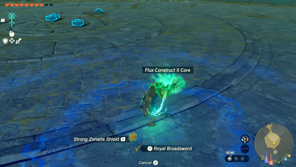 Tears Of The Kingdom Flux Construct Core Comment utiliser