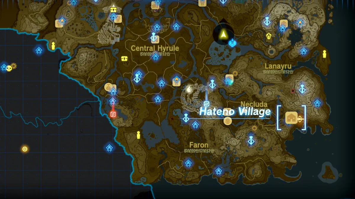 Tears Of The Kingdom Gloom Borne Carte des maladies