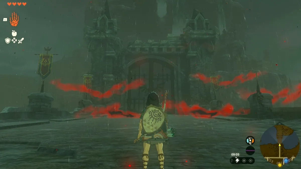Tears Of The Kingdom Porte du château d'Hyrule Capitaine Hoz