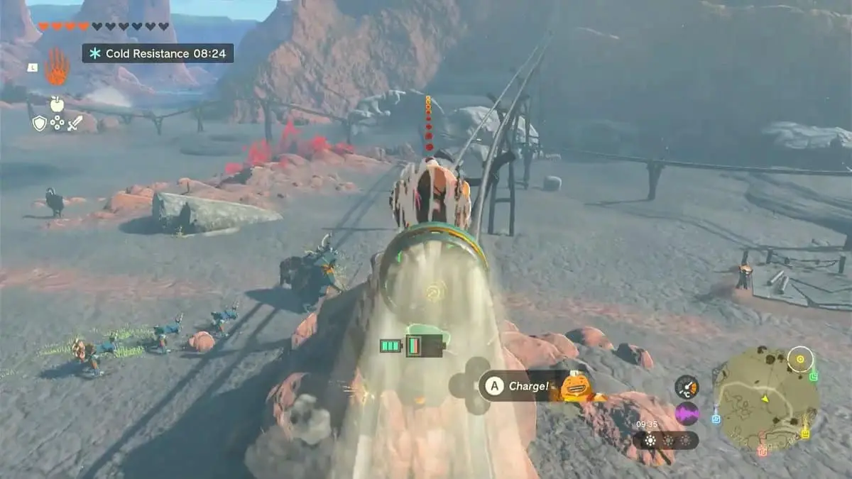 Comment atteindre le sommet de la montagne de la mort dans Zelda : TotK