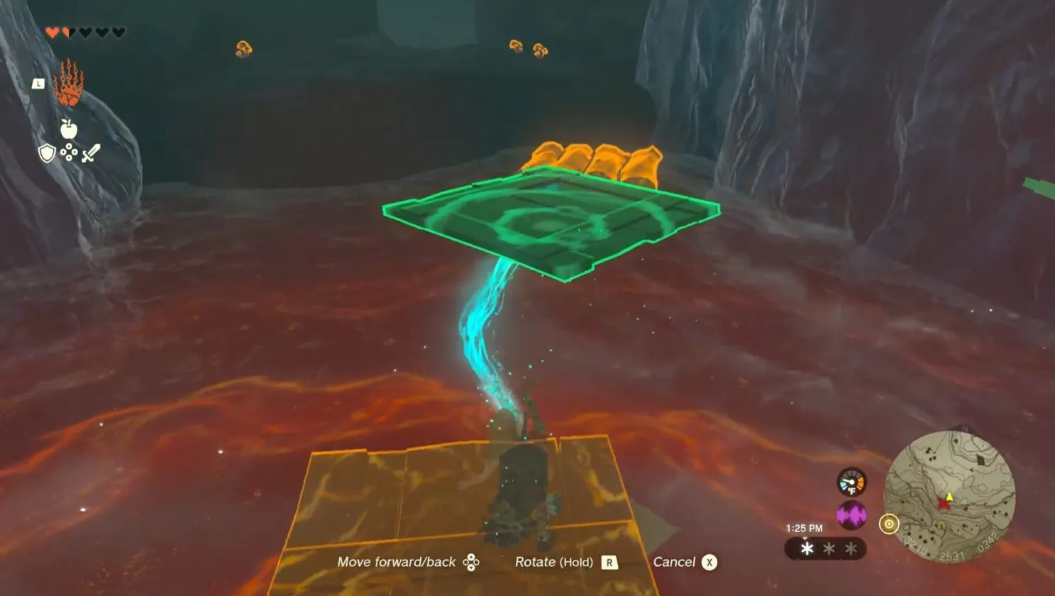 zelda totk trouve tulin dans une grotte de montagne