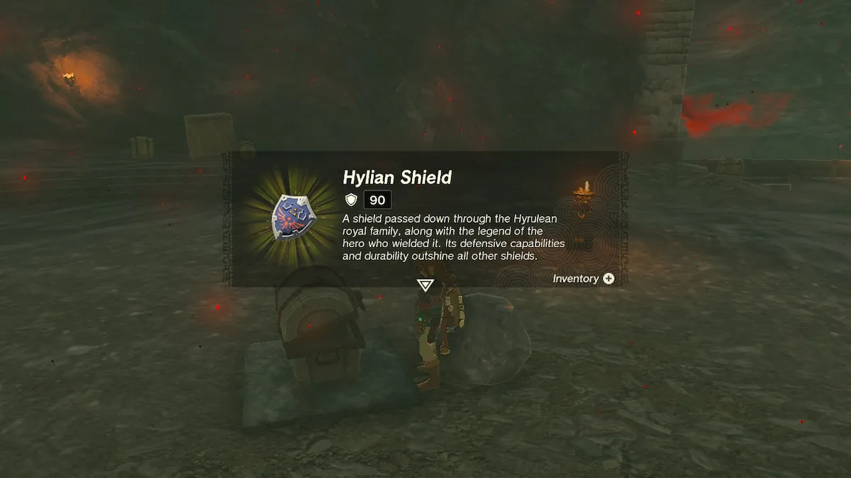 Où trouver le bouclier Hylian dans Tears Of The Kingdom Hylian Shield