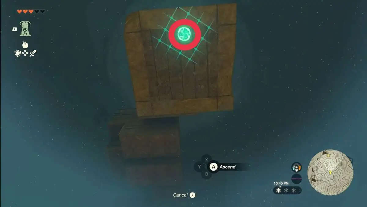 zelda totk enquête sur le nuage d'orage