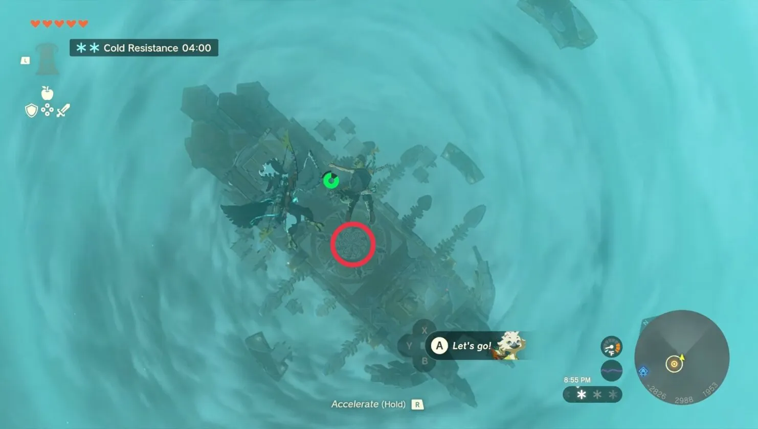 les larmes de zelda du royaume enquêtent sur le nuage d'orage