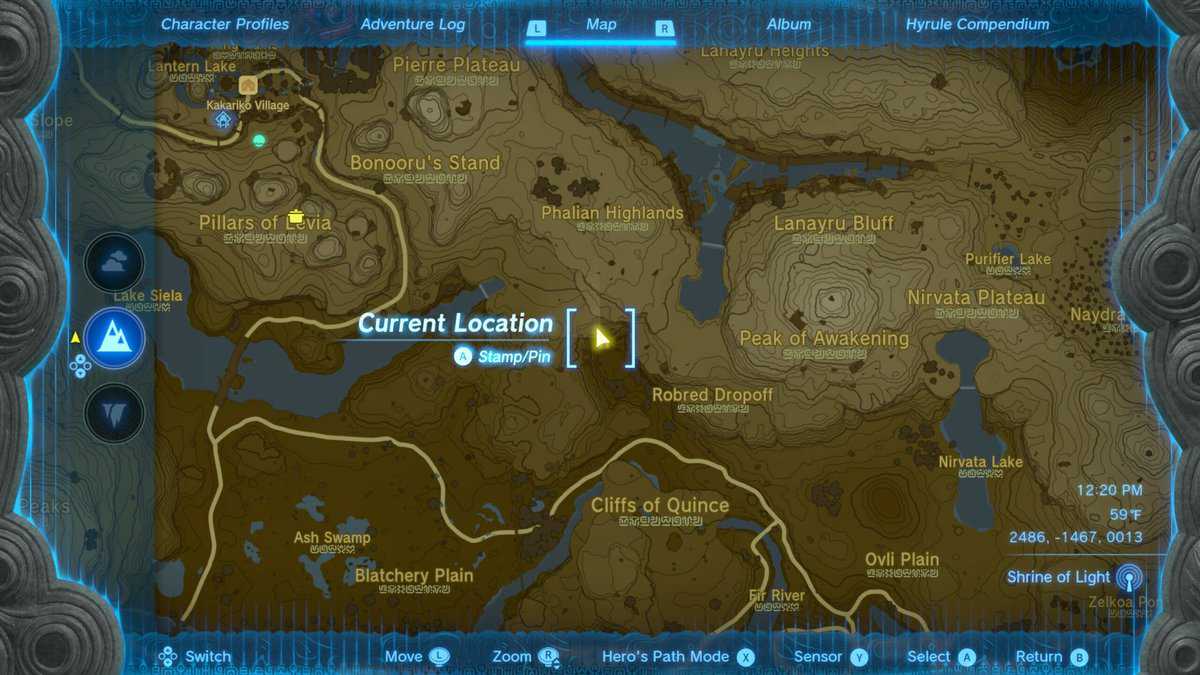 Zelda: Tears Of The Kingdom Emplacement de l'ensemble d'armure barbare