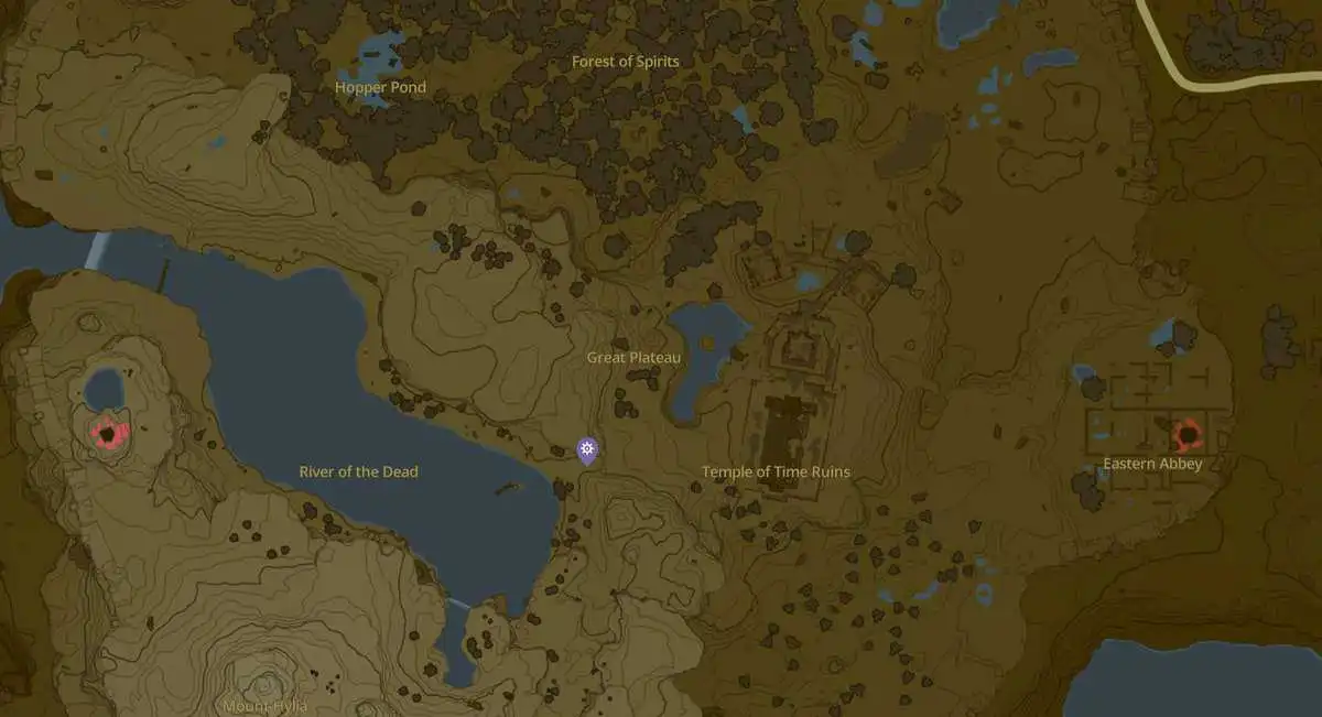 Emplacements Zelda TotK Schema Stone