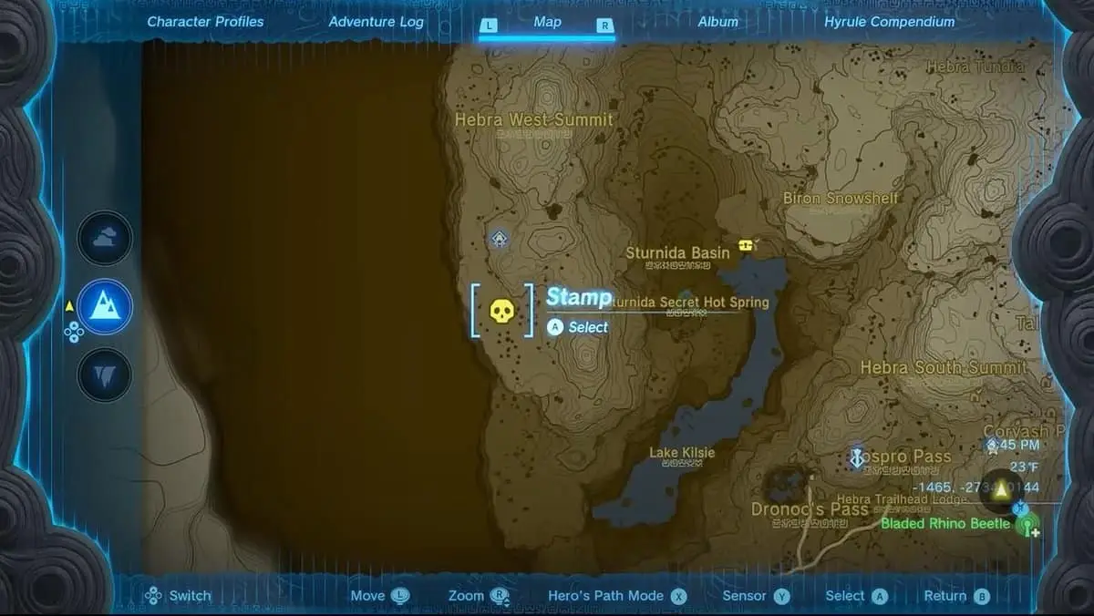 Zelda: Tears Of The Kingdom Emplacements de Lynel