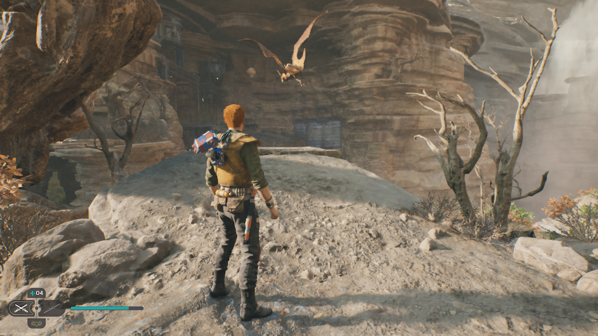 Cal sur le point de sauter sur un Retler Star Wars Jedi Survivor: Comment obtenir une veste de duelliste