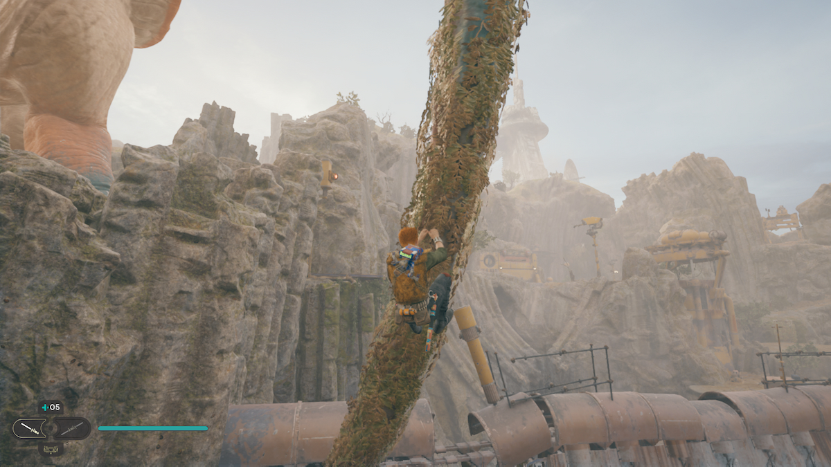 Cal Climbing The CreatureStar Wars Jedi: Survivor: Comment trouver le secret de la gorge