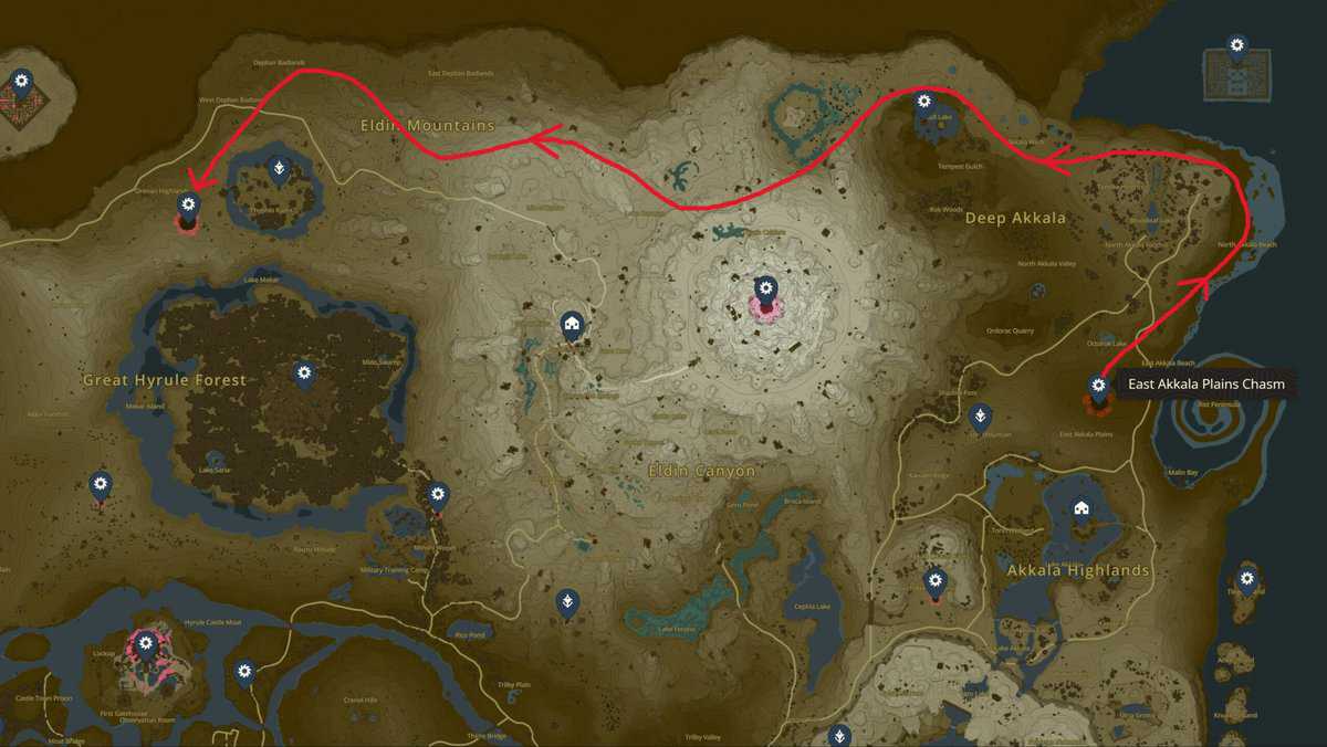 Zelda: Tears Of The Kingdom Emplacement Dinraal