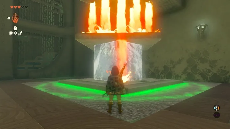 Grande plaque de pression pour dalle de feu et de glace