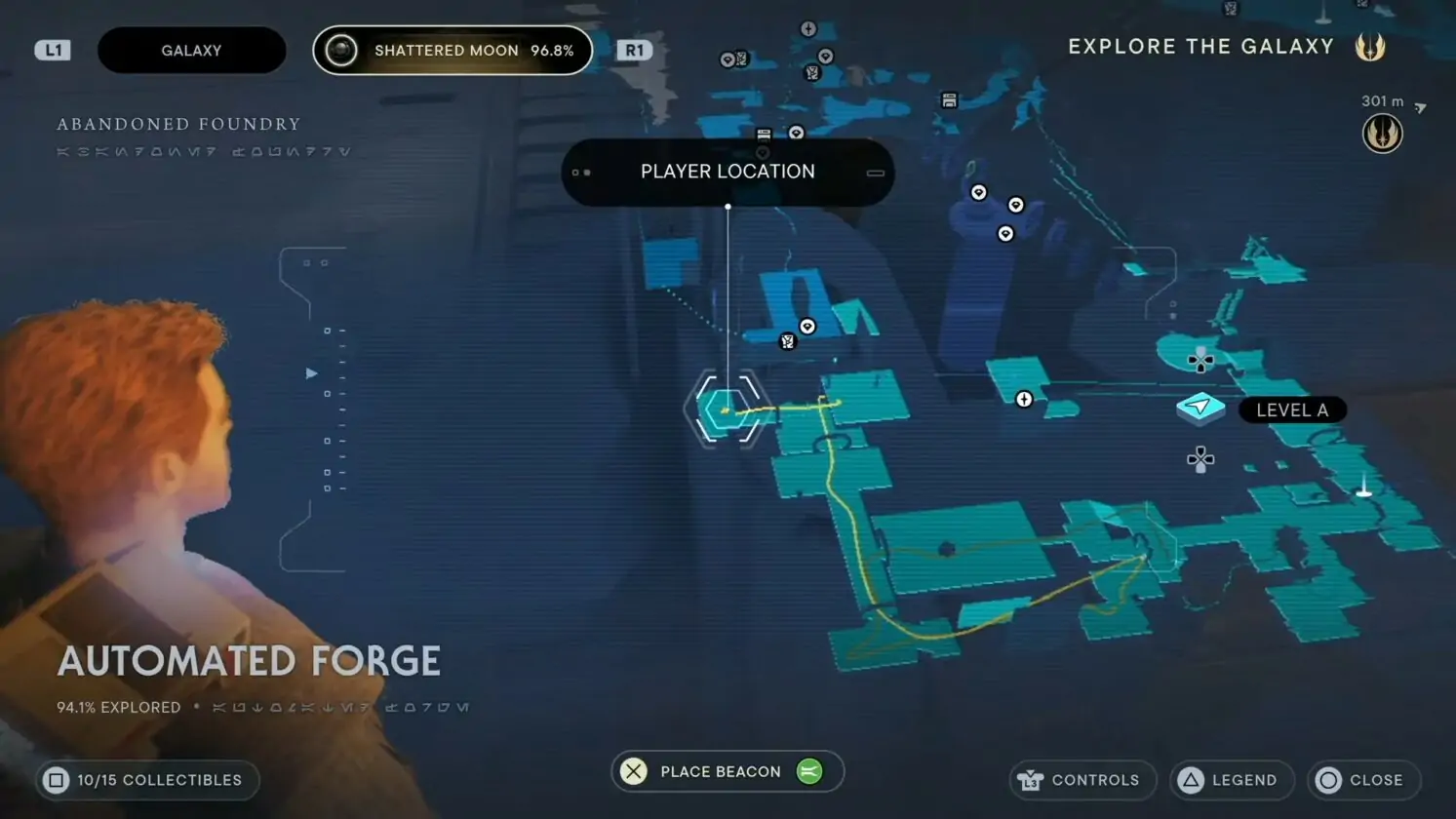 Star Wars Jedi: Emplacements des larmes de Survivor Force