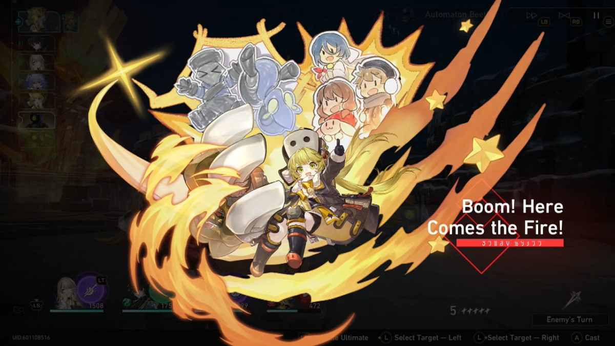 Honkai Star Rail Hook Boom Voici le feu