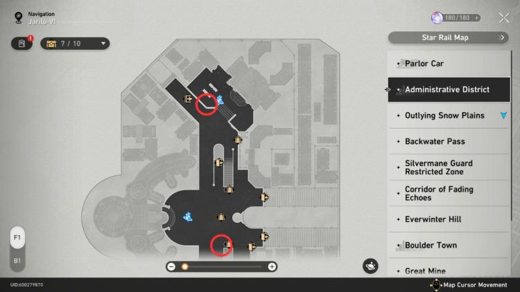 Honkai Star Rail Lettres mal livrées Carte 1