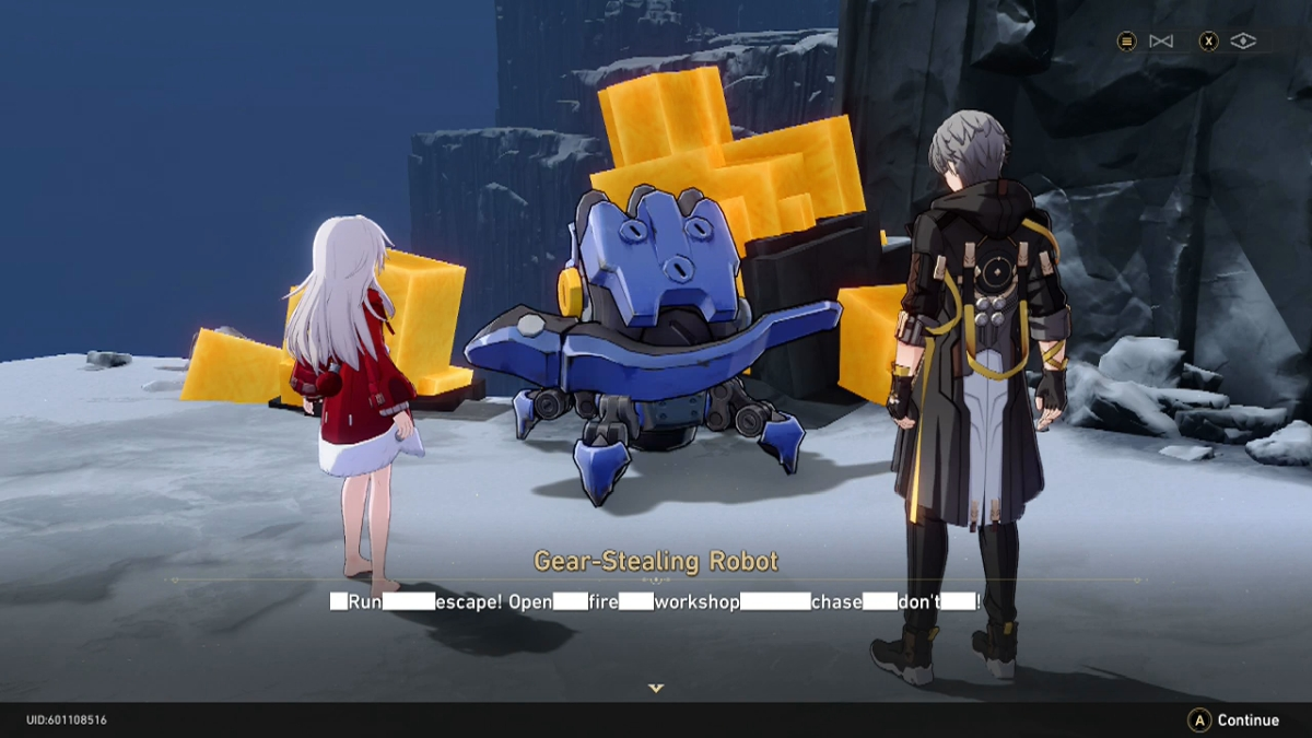 Honkai Star Rail Robot voleur d'engrenages rarement affectueux Partie 1