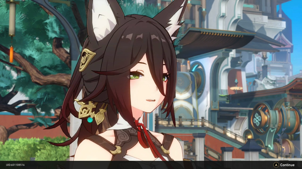 Honkai Star Rail Tingyun Gros plan