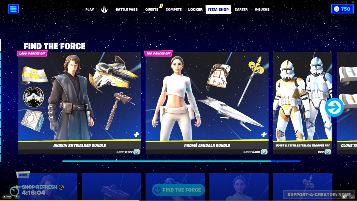 Comment Avoir Darth Maul Anakin Padme Fortnite Item Shop