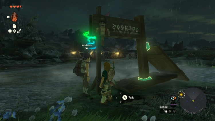 Comment soutenir le président Hudson signe les larmes du royaume Château d'Hyrule