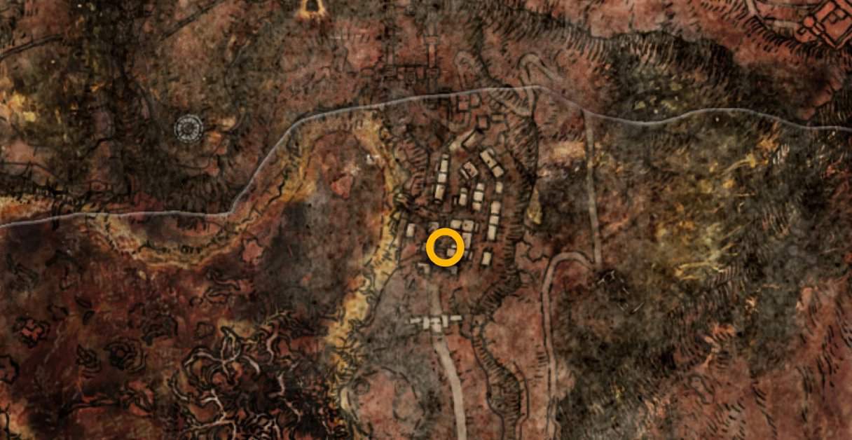 Sellia, emplacement de la carte de la ville de la sorcellerie à Elden Ring