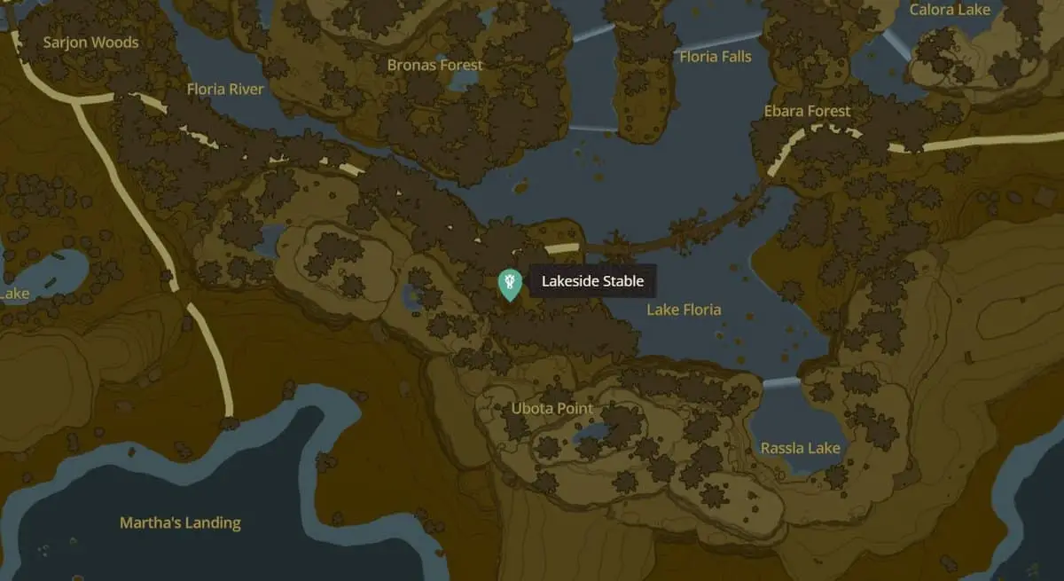 Zelda: Tears Of The Kingdom Emplacements et cartes des écuries