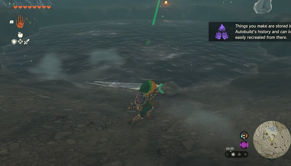 Zelda Tears of the Kingdom Le cristal de la grotte d'Hébra du nord-ouest 
