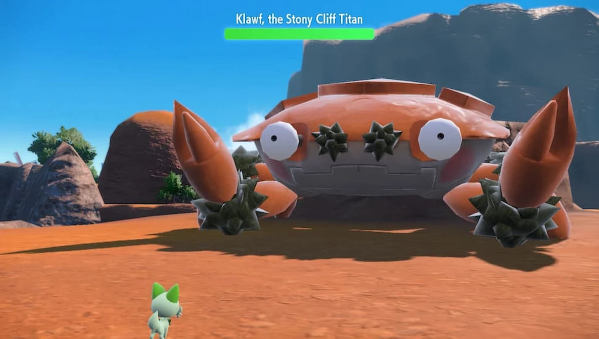Pokémon Scarlet et Violet Project Bloom Titan Klawf