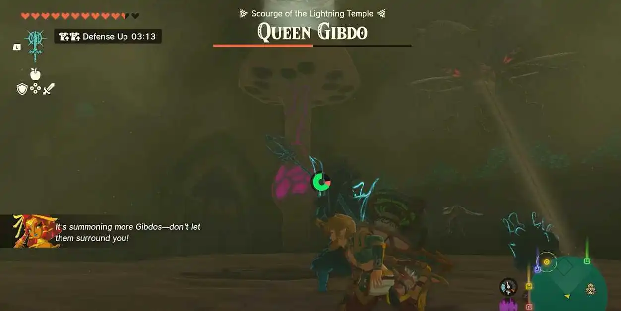 Comment battre la reine Gibdo dans Zelda : Tears of the Kingdom