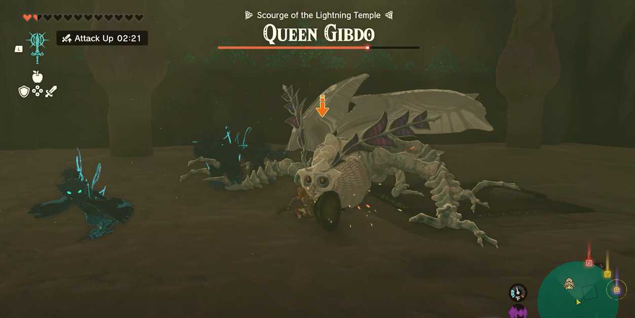 Comment battre la reine Gibdo dans Zelda : Tears of the Kingdom