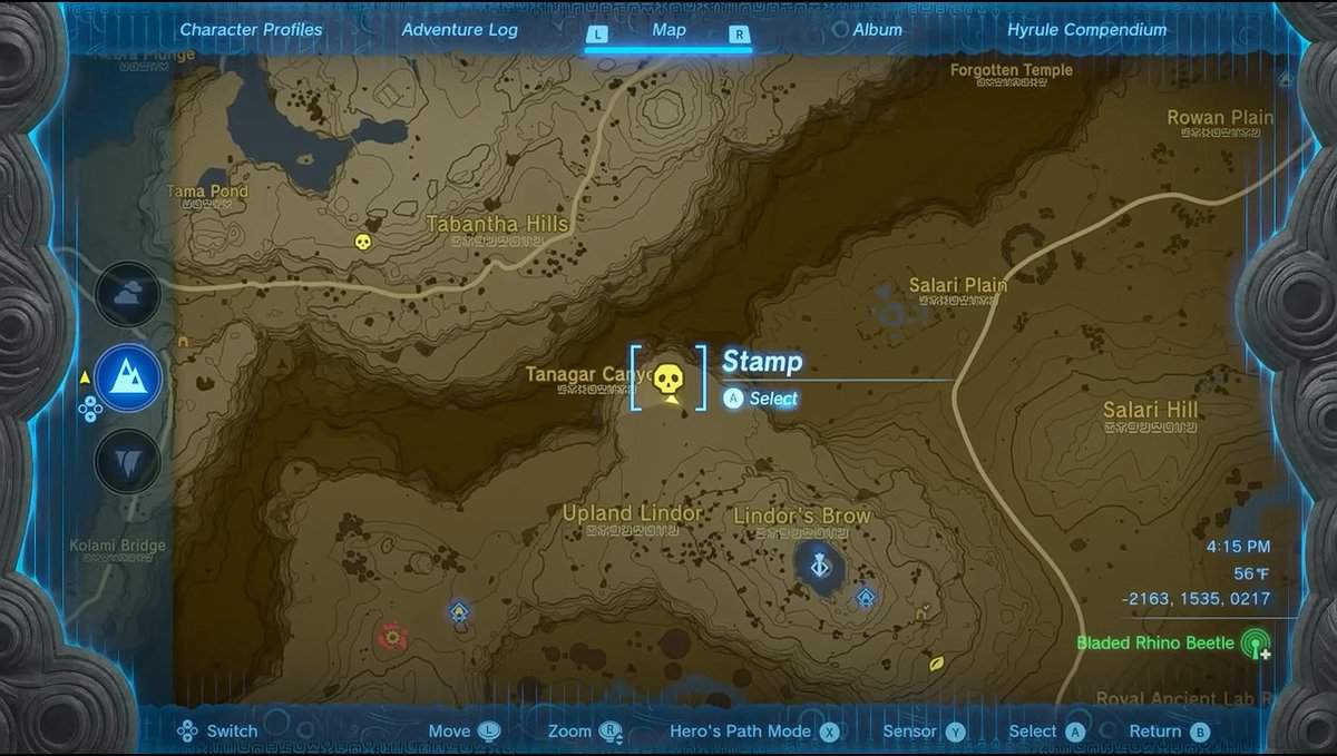 Zelda: Tears Of The Kingdom Emplacements de Lynel